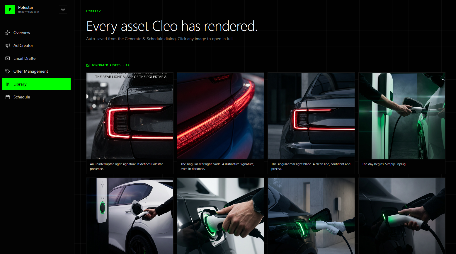 Polestar · Cleo asset library